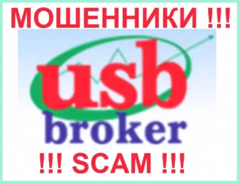 Лого лохотронной Forex брокерской компании ЮСБ Брокер